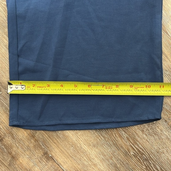 Shein Essnce Womens 2 Piece Split Hem Halter Top & Wide Leg Pants Size L Blue - Picture 15 of 16